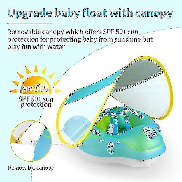 Baby Svømme Float Oppustelig Spædbarn Flydende Børn Badning Sommer Svømme Ringe Legetøj