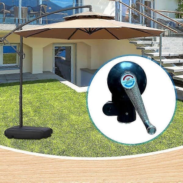Parasoltilbehør til terrasse Dækparasol til balkonstrandterrasse (LGL) Crank handle set
