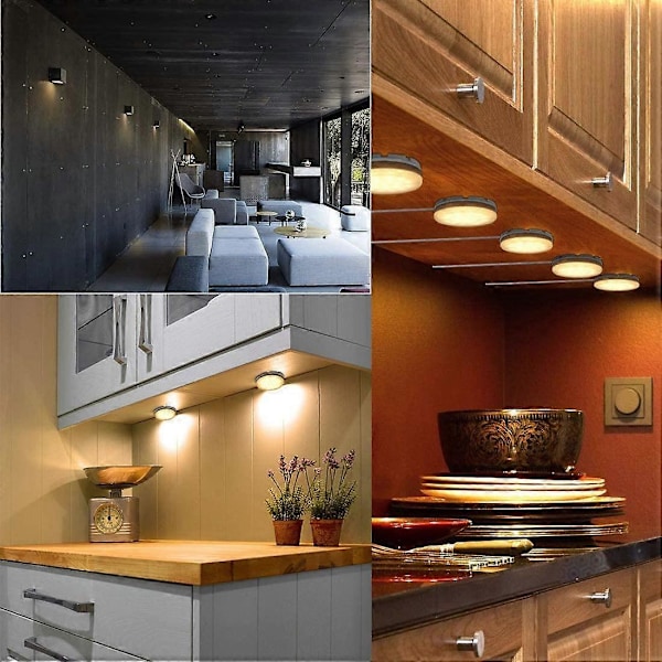 4 stk. GX53 LED Pære 7W 3000K, Varm Hvid, Ikke Dæmpbar, Ingen Flimmer, Erstatter 50W Halogen GX5.3 eller CFL 9W (LGL)
