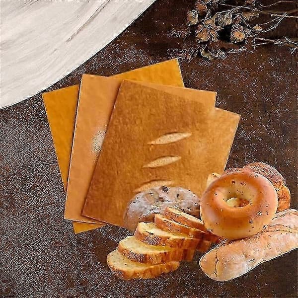 Presentpapper med brödform, Nteressant förpackningsmönster Kraftpapper 2025 (LGL) 6pcs