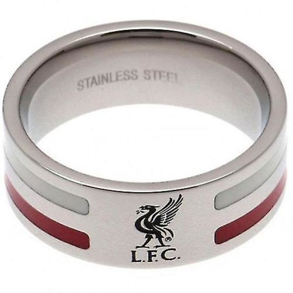 FC Farve Stribe Ring (LGL) Silver/Red/White Small