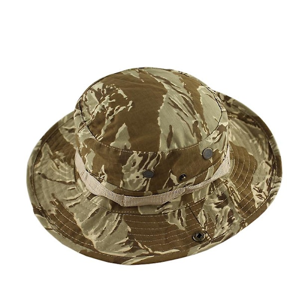 Maastokuvioitu taktinen airsoft-sniper boonie -hattu metsästyshattu kalastus ulkoilu leveälierinen lippis unisex ulkoilu vaelluslippis LGL DT 60CM