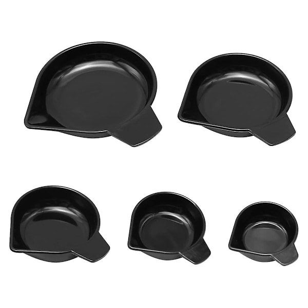 5 Sizes Weighing Powder Pans Scale Pan Narrow Spout Plastic Weighing Dishes for Weigh Liquid Powder [L]