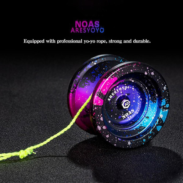Professionel Yo-yo Konkurrencedygtig aluminiumslegering Metal Yo-yo Spil Responsiv Yoyo Legetøj Børnegave[GL] A