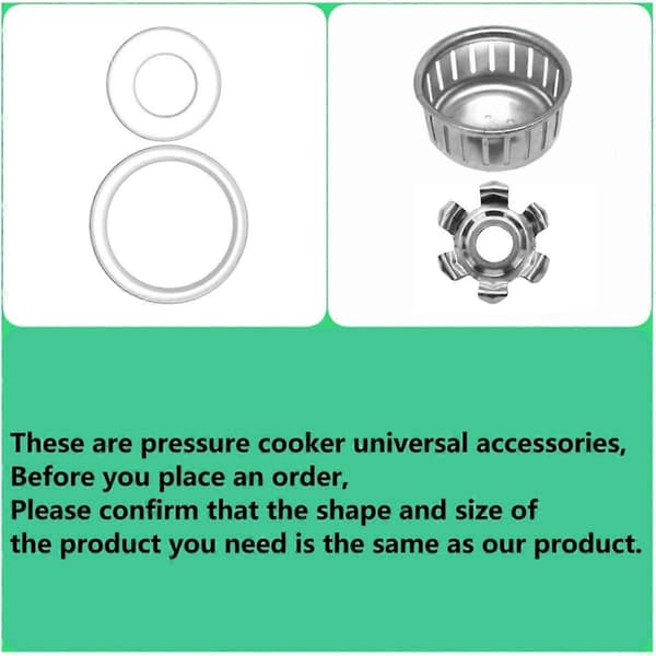 Reservedeler for Instant Pot Pro/Pro Plus 6 QT, Duo Evo Plus 6 QT, Dampventil, Forsegling (LGL)
