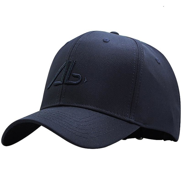 56-61cm 62-68cm suurikokoinen baseball-lippis mies kevät kesä ja syksy polyesteri snapback-hattu iso pää miehet plus-koko urheilulippikset [LGL] Navy Blue 62-68cm