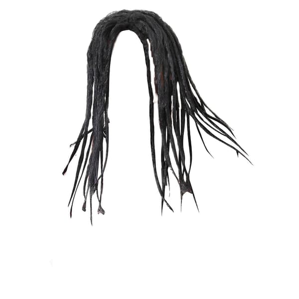 Unisex Aikuisten Pitkät Dreadlock-peruukki (LGL) Black One Size