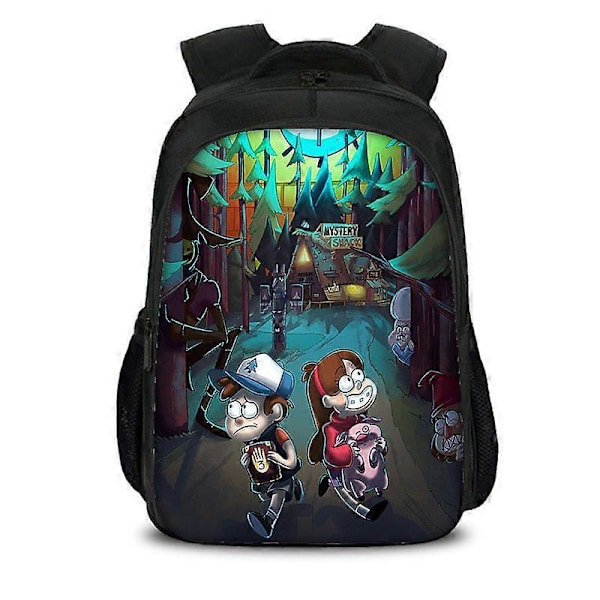 Gravity Falls Dipper Mabel Casual Skoletaske Anime Notebook Laptop Rygsæk Skoletaske Messenger Taske LGL Style06