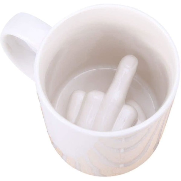 Up Yours Mug Finger Funny Keramik Kop - Hylende morsom nyhet uhøflig gave til den spesielle personen!