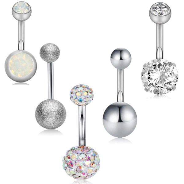 Navelpiercing 5 st / set (LGL)