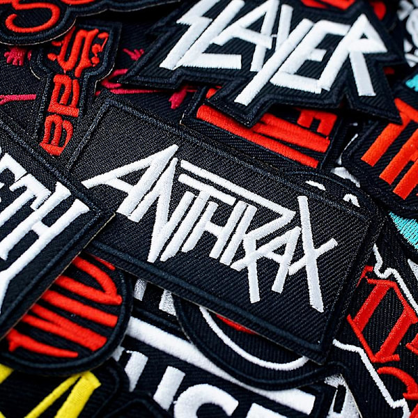 Bändi Rock-Parche Musiikki Laastarit Silitys-Tarrat Raidat Kirjailtu Applique Vaatteet Tarrat Aa010