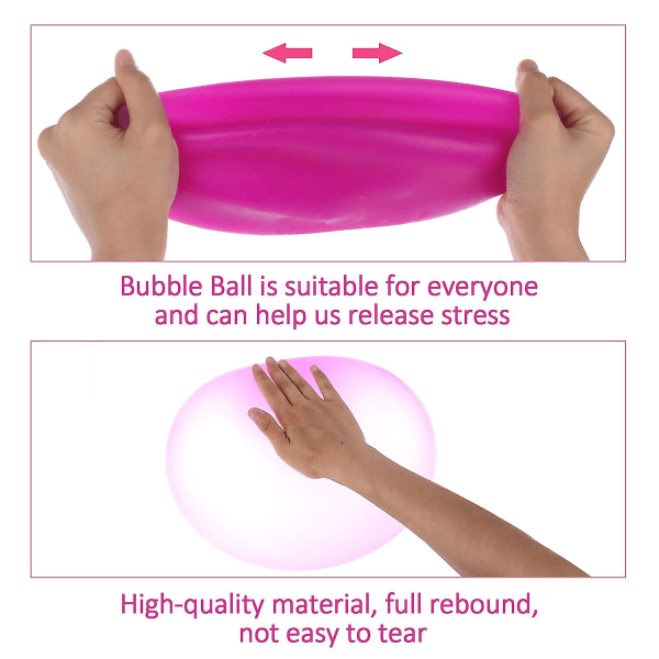 6-pack utendørs moro oppblåsbar bobleball bobleball for vann stor[GL] 80cm(6pcs)