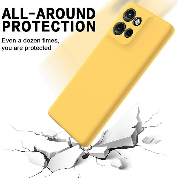 Motorola Edge 50 Neo 5G -kotelo, nestemäinen silikoni, naarmuuntumaton puhelinkuori käsiremmin kanssa, LGL Multicolor Style C