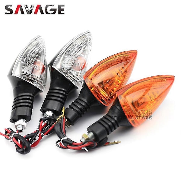 Blinklys til 990 Adventure Super Duke/r Supermoto R/t Smt Smr Adv Motorcykel For/Bag Indikator Blinklyslampe LGL Orange