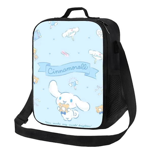 Cute Cinnamoroll Lunch Box Lunch Bag for Women Adult Men, Insulated Shoulder Lunch Bag Leakproof Cute Lunch Tote Reusable Insulated Cooler Lunch Conta