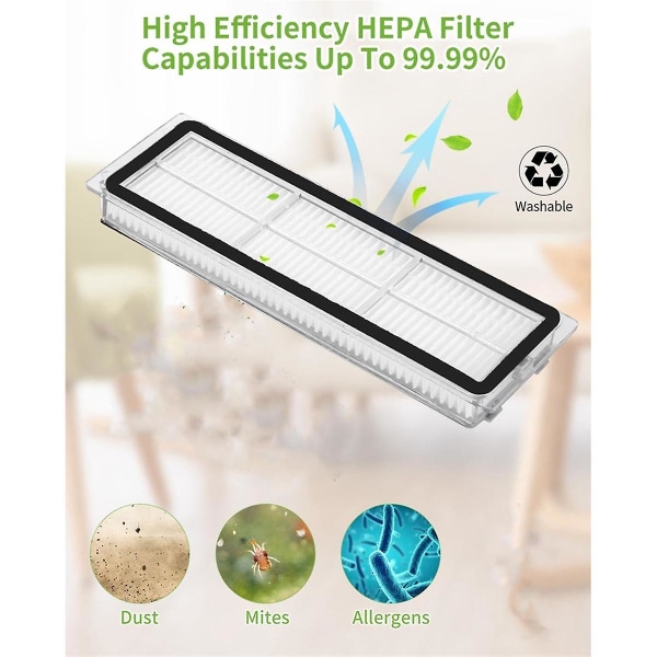 D10 Plus/d10s Plus/l10 Plus/z10 Pro -robotti-imurin varaosat: pääsivellin harja, suodatin, moppi