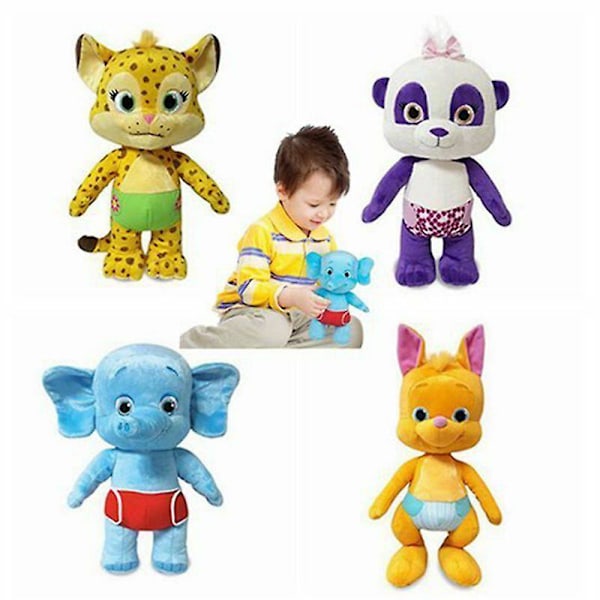 10-tums Word Party Leksaksfigur Word Party Plysch Mjuk Leksak D