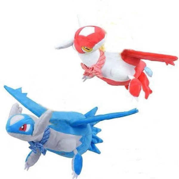 2 st Latias Latios Anime Plyschleksak Barnpresent 30cm LGL