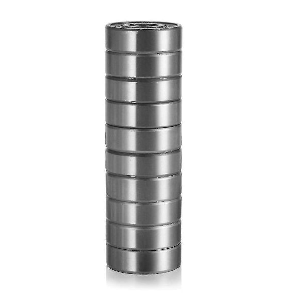 608 Zz Kuglelejer (10 stk.), Metal Dobbelt Skærmet Miniature Dybe Rille Skateboard Kuglelejer (8x22x7mm) (LGL)