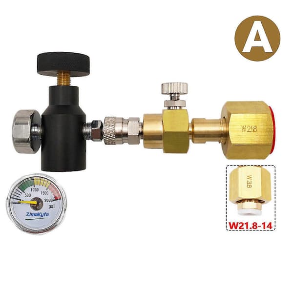 Påfyllingsadaptersett for SodaStream Quick Connect W21.8 til CO2-tank (LGL) A