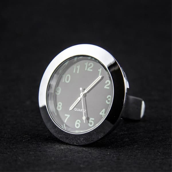 Analogt ur til bil. Luftventil Clip-on Rund Quartz Bilinteriør - Sort