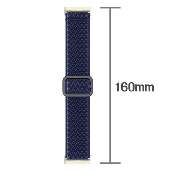 Nylon Klokkereim for Fitbit Versa 3/4 (LGL) Mörkblå Mørkeblå