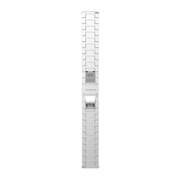 Et Perle Sommerfugl Spænde Rustfrit Stål Metal Urrem Til Garmin Vivoactive 4S (LGL) Silver