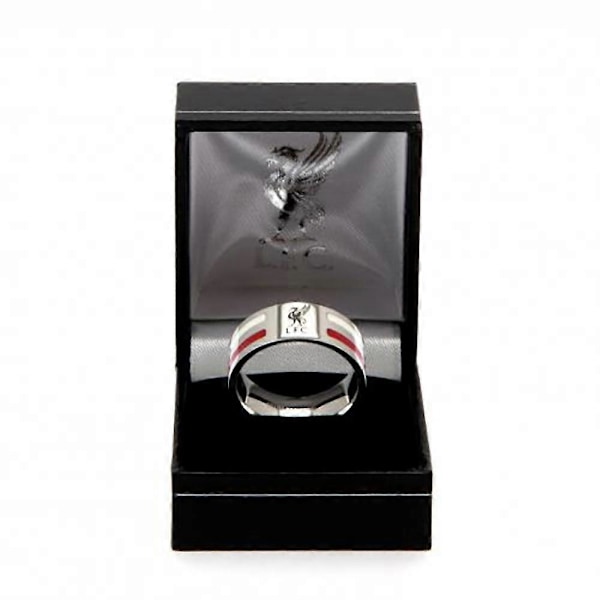 FC Färg Stripe Ring (LGL) Silver/Red/White Medium