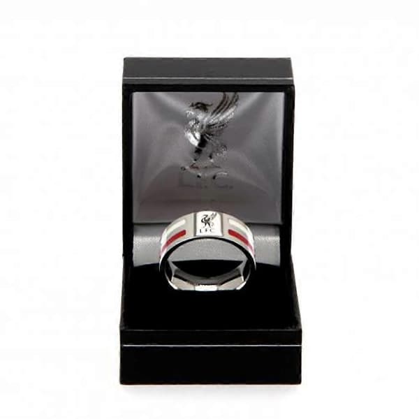 FC Fargestripe Ring (LGL) Silver/Red/White Medium