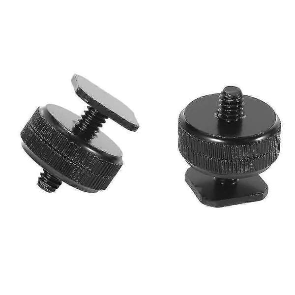 1/4 tum-20 Monteringsadapter Stativskruv Till Blixtskoadapter (2-pack) (LGL)