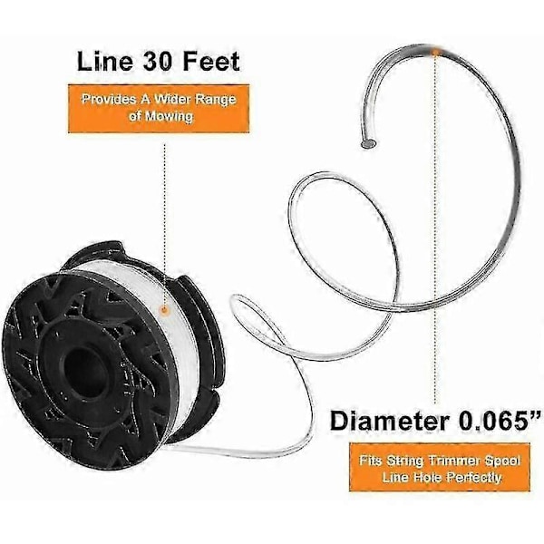 Trådspole för Black and Decker STC1820 STC1820cm STC1840 STC1840epc grästrimmer Gåva till Fmail fri frakt (LGL)