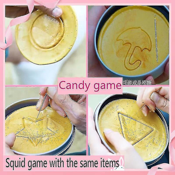 Halloween Squid Game Kiks, Sukkerpai, Slikfest Squid Game (spiselige)