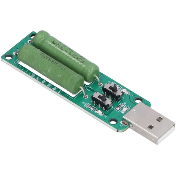 2 stk. USB-tester, kraftig tester, elektronisk testmodul, 1A, 2A, 3A afladningstilbehør (LGL)