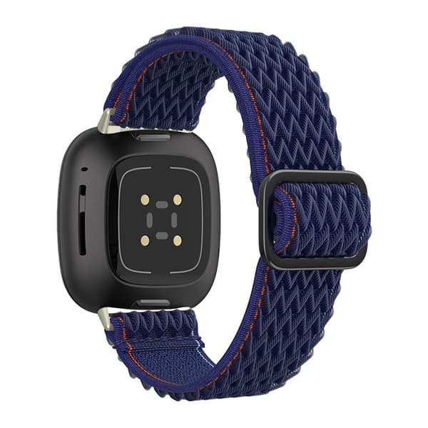 Nylon Klokkereim for Fitbit Versa 3/4 (LGL) Mörkblå Mørkeblå