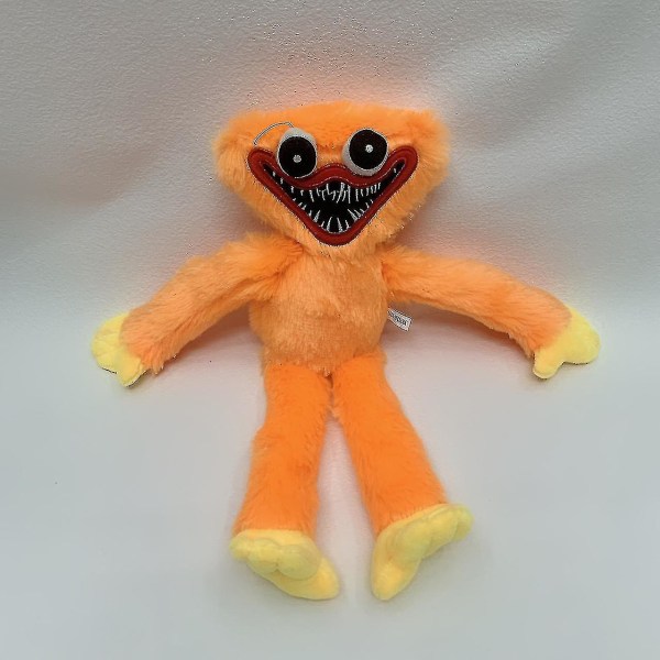 20cm/40cm/80cm/100cm Playtime Plyschleksaksfigur Huggy Wuggy Doll Orange 40cm