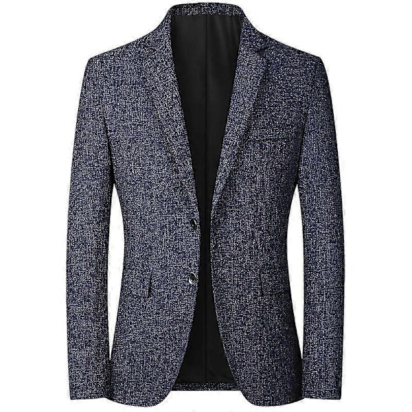 Herrkläder Stilren Formell Kostym Herr Kostym Affär Kontor Bröllop Kostym Topp Jacka Kavajer LGL black L