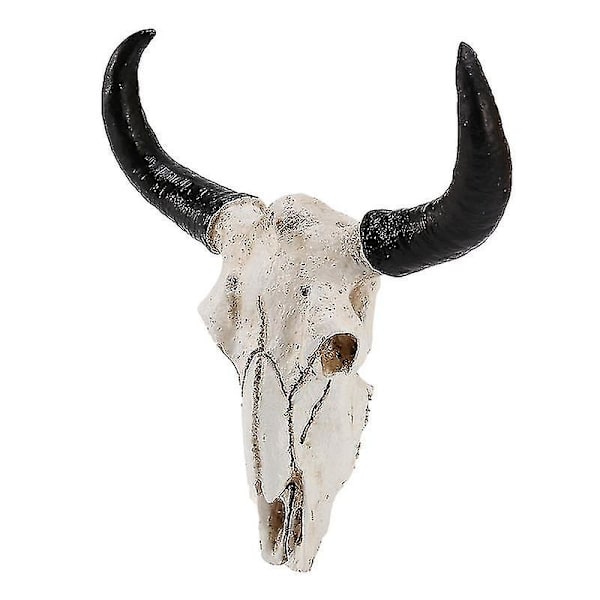 Hartsi Longhorn Lehmän Pää Seinäkoriste 3d Eläin Veistos Hahmot Käsityöt Sarvet Koriste [LGL]