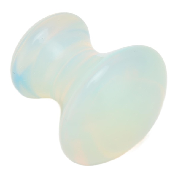 Gua Sha Skrapsten Svampformad Opalsten Gua Sha Massageverktyg Jade Skrapsten för Ansikte Rygg Hand Fot (LGL)