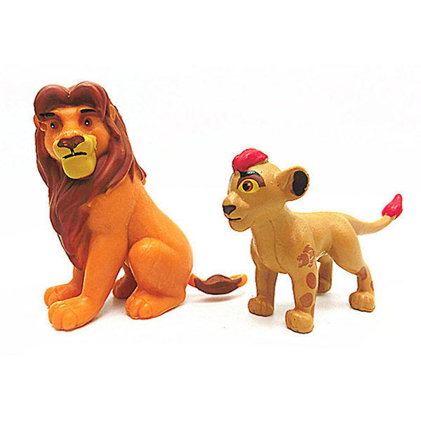12 stk Løvernes Garde Legetøj, Løvernes Konge Actionfigurer Legetøj, Dyrekarakter Mini Figur [LGL]