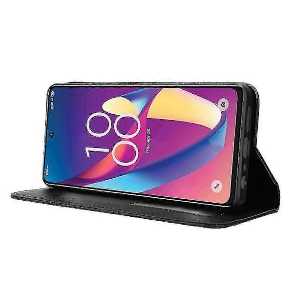 Kotelo sopii TCL 50 XL 5G lompakolle PU-nahka magneettisella sulkimella LGL Black