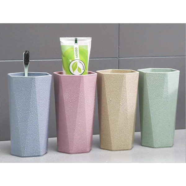 Vetestråmugg, Vetemugg, För Kaffe, Te, Vatten Och Mjölkjuice 4 st LGL