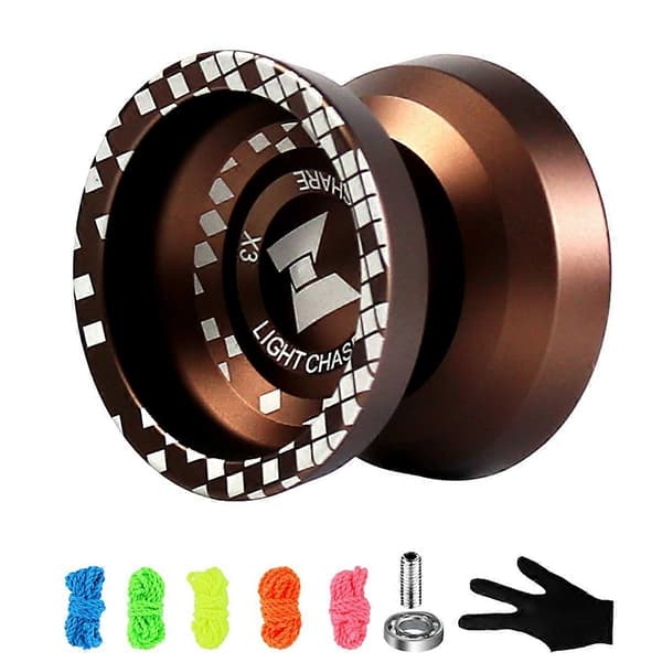 Yoyo Unresponsive Pro X3 til øvede spillere (LGL) Coffee Color