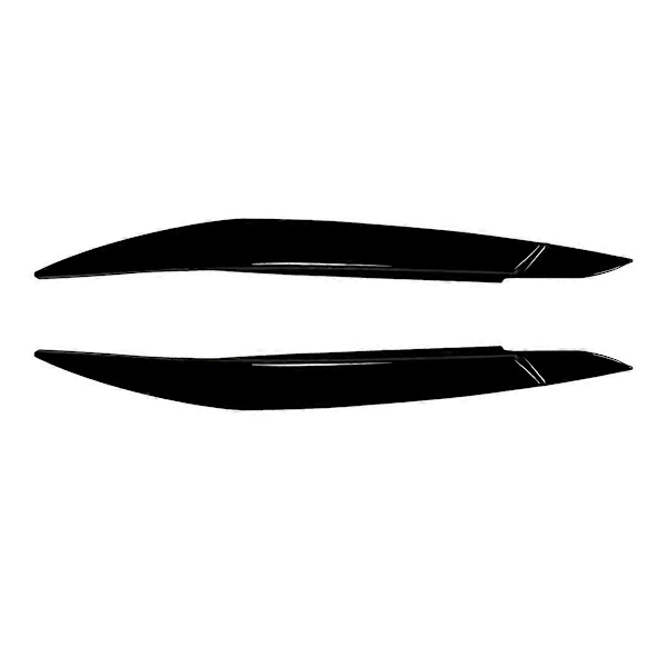Bil Forlygte Lampe Øjenbryn Dækbeklædning til X6 E71 2008-2014 Bil Forlygte Øjenlåg Låg LGL Gloss Black