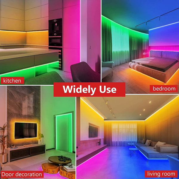 DC12V RGB LED-styrenhet + 44-tangenters fjärrkontroll RGB-styrbox IR-ljusremsstyrenhet för 2835 5050 RGB-ljusremsa [LGL] As Shown