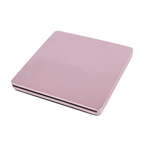 USB 3.0 Type C Slim Slot för Extern Enhet 8X DVDRW DVD CD RW ROM Brännare för PC Rosa LGL pink