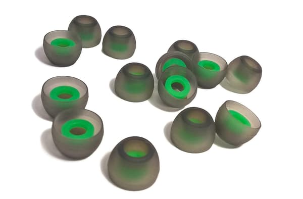 Silikon Ørepropper 7 Par Silikon Øreputer In-Ear Erstatnings Ørepropper, 4.5mm Grønn (LGL)