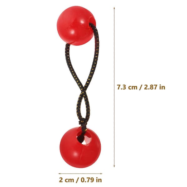 10 st Barn Hårband Elastiskt Hårrep Dubbla Bollar Hårband Flicka Elastiska Hårband för Dekor (LGL) 7.3X2X2CM