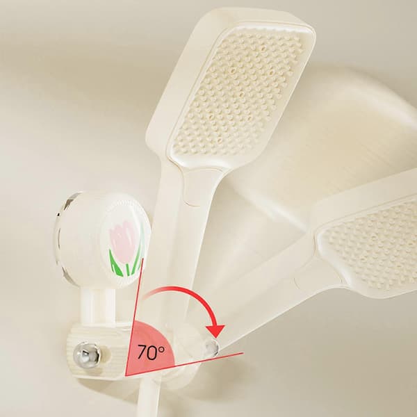 Dusjhodeholder Baderom Dusjsprayholder for Leilighet Hotell Toalett (LGL)