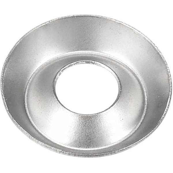 Koppskive koppforsinket skive #6 304 rustfritt stål for skruebolt 150 stk