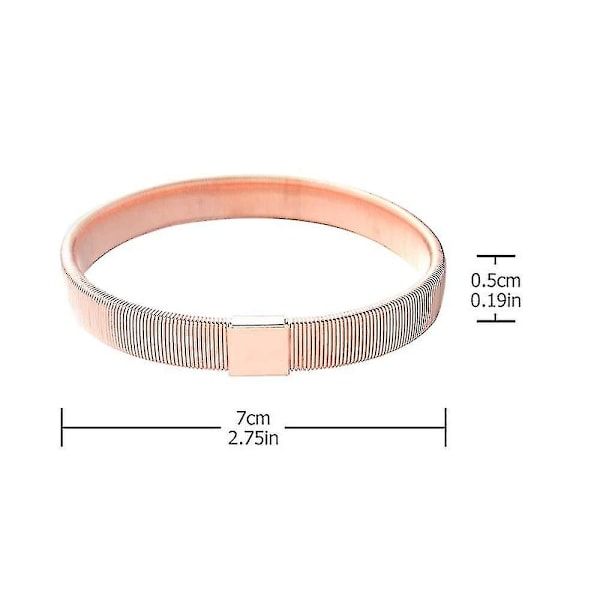 Antiskli skjorte erme metall armbånd stretch elastiske armbånd armbånd erme holdere 1 par [GGL] Gold